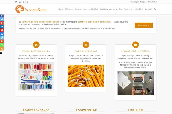 Enfold theme site design template sample