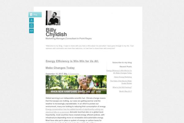 Biopic theme site design template sample