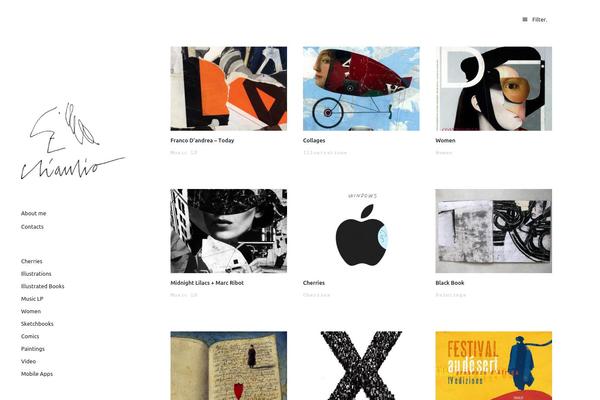 Roma theme site design template sample