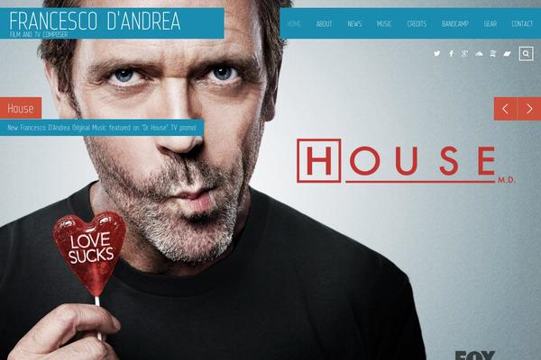 Muse theme site design template sample