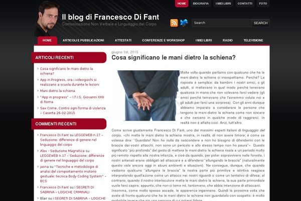 francescodifant.it site used Shoppingpress