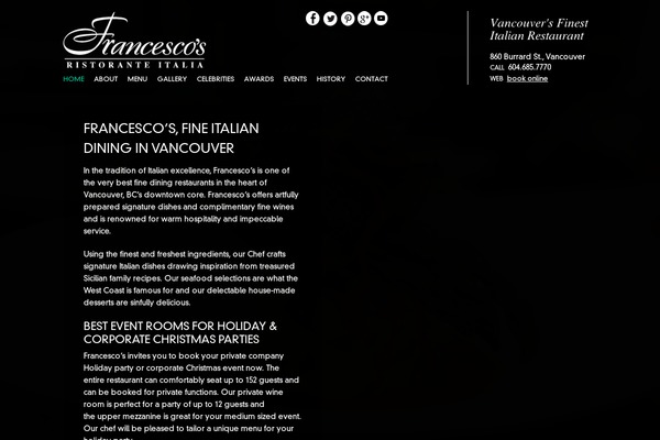 francescos theme websites examples