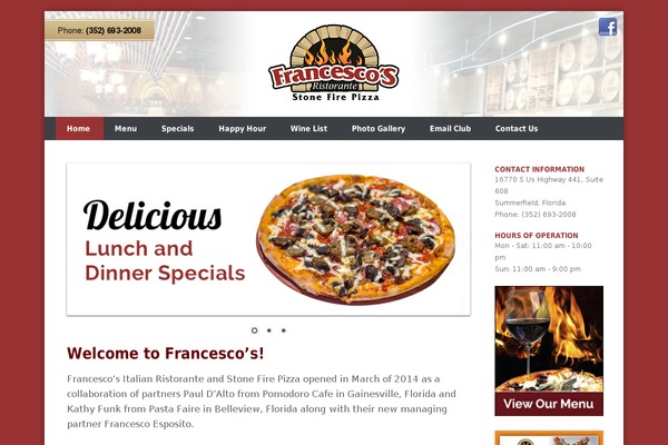 Discovery theme site design template sample