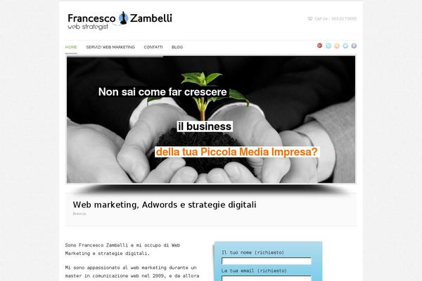 Visionaire theme site design template sample