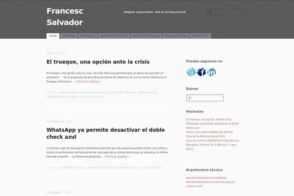 francescsalvador.com site used simpleX