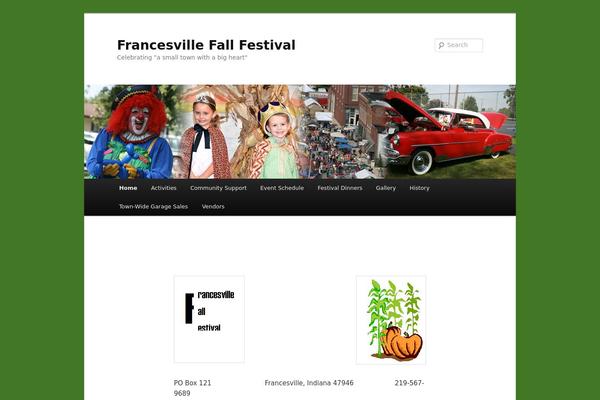 Twenty Eleven theme site design template sample