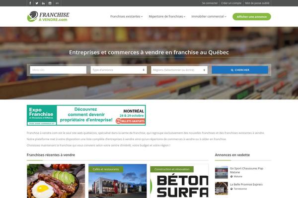 franchiseavendre.com site used Pointfinder-child-theme
