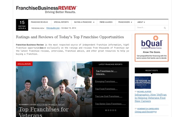 franchisebusinessreview.com site used Digitalsilk