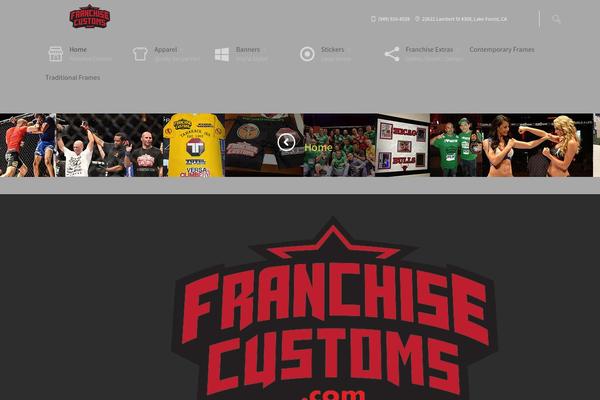 Glider theme site design template sample