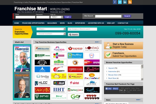 franchisemart.in site used Franchise