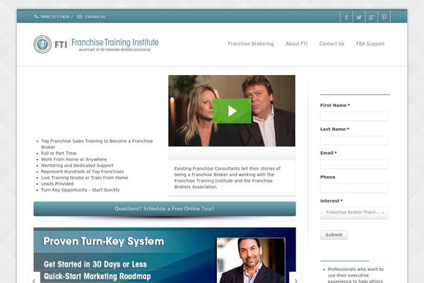 Envision theme site design template sample
