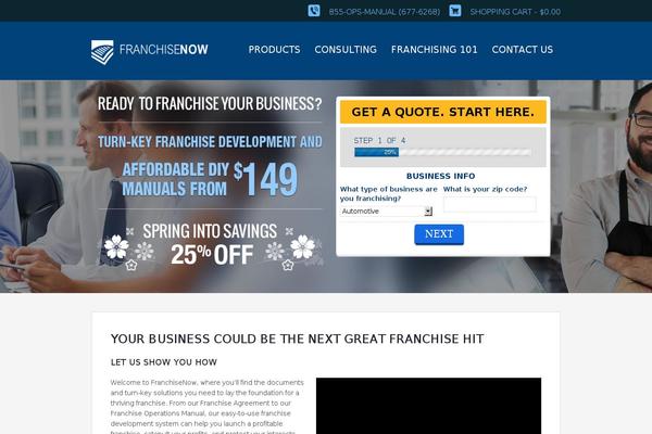 impulse theme site design template sample
