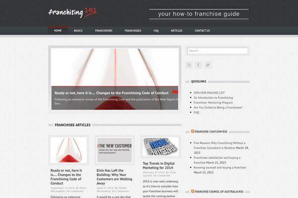 franchising101.com.au site used Crucio