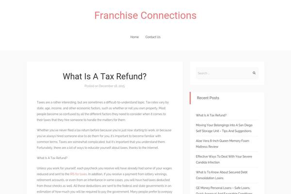 franchsieconnections.com site used Match