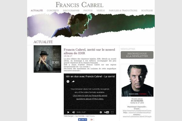 franciscabrel.com site used Sme