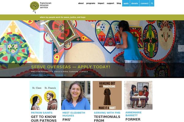 Mission theme site design template sample