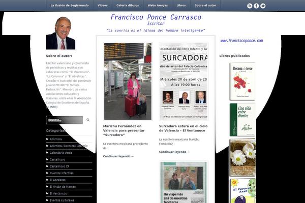 Seventeen theme site design template sample