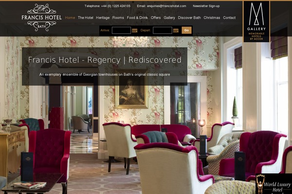 francishotel.com site used Fh