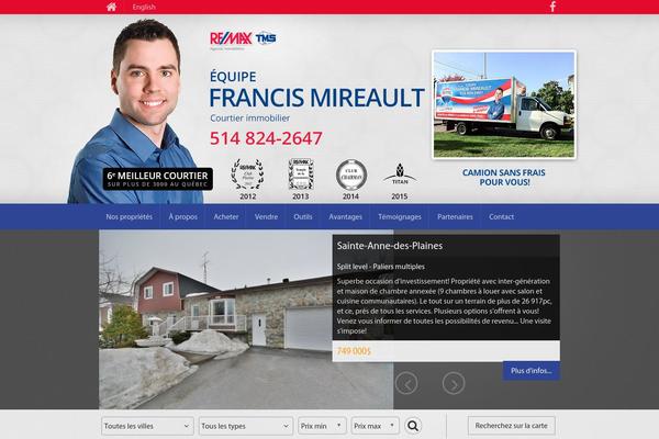 francismireault.com site used Aliquando-02