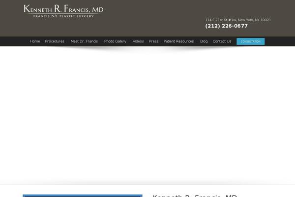 francisnyplasticsurgery.com site used Sitebow