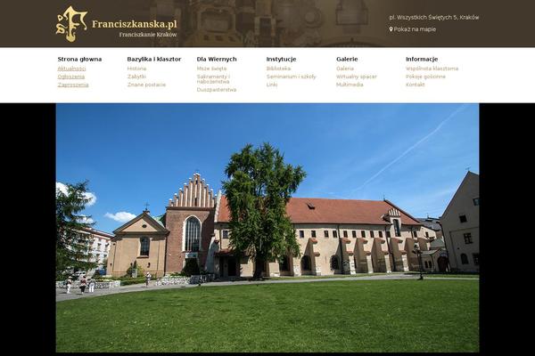 franciszkanska.pl site used Psm-franciszkanska