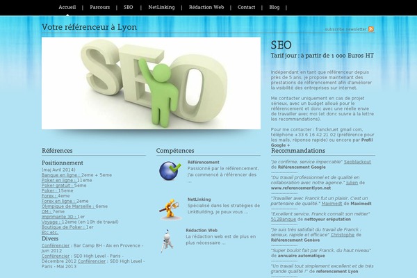 franckruet.com site used Devster