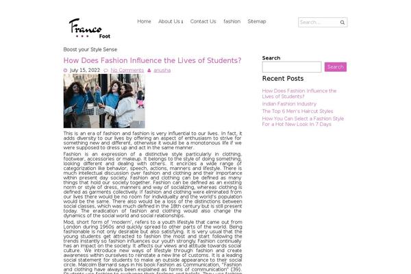 francofoot.net site used fFashion