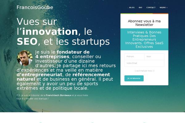 Sleek theme site design template sample