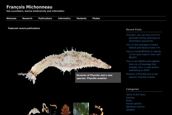 Foghorn theme site design template sample