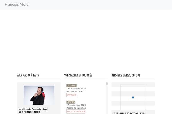 francoismorel.com site used Francoismorel
