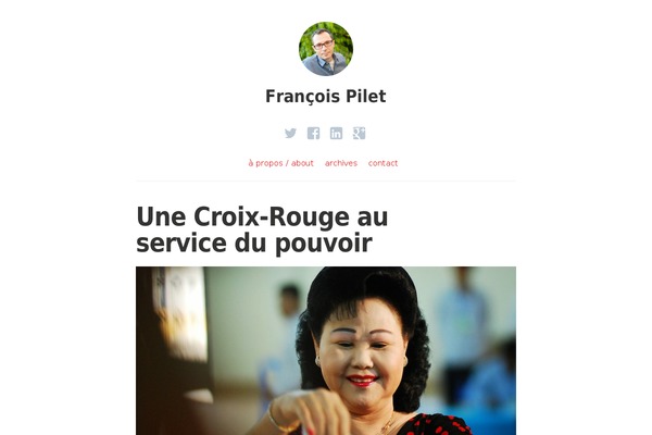 francoispilet.net site used Independent Publisher