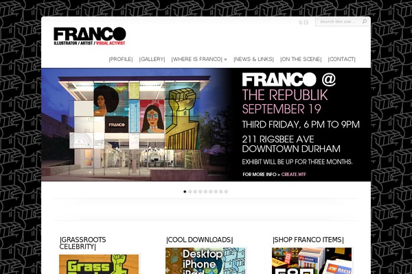 Chameleon theme site design template sample