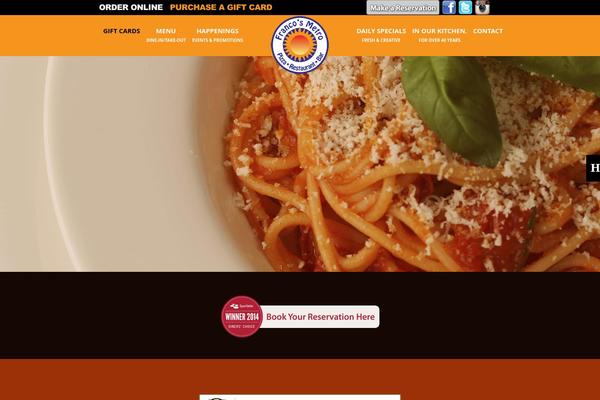 Verona theme site design template sample