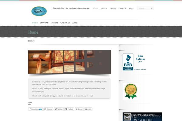 Boutique theme site design template sample