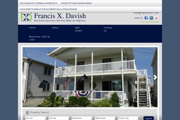 AgentPress theme site design template sample