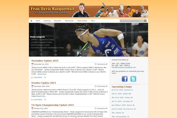 frandavisracquetball.com site used Fdr