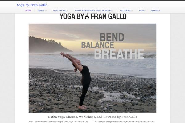 frangallo.com site used Blogdrops Theme