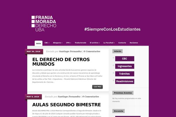 franjaderecho.com.ar site used Glow