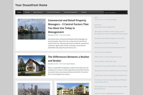 Esplanade theme site design template sample
