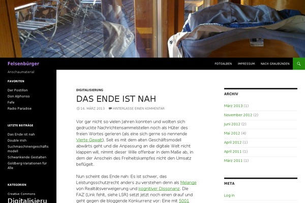 Twenty Fourteen theme site design template sample