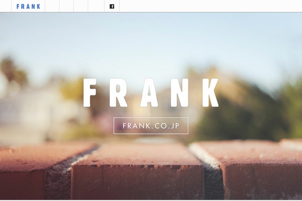 Frank theme site design template sample