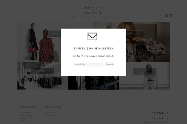 Cherry Framework theme site design template sample