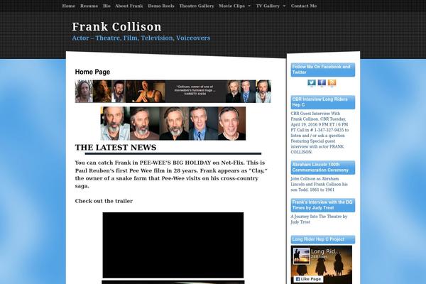 Sonar theme site design template sample