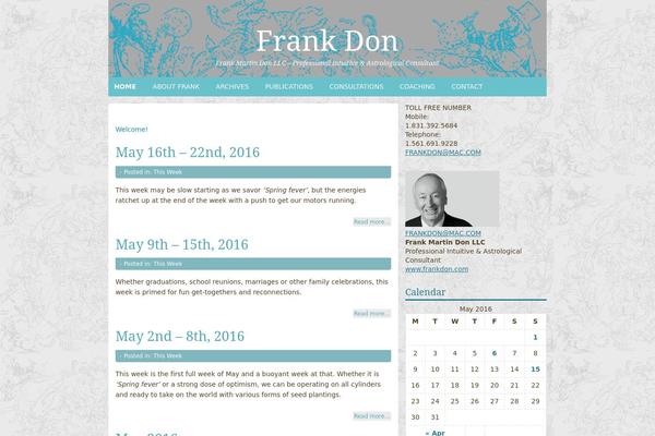 frankdon.com site used BirdFLAT