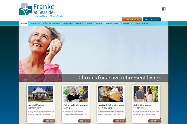 lutheranhomes theme websites examples
