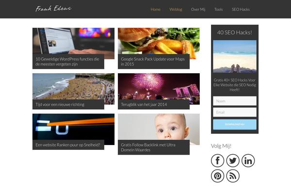 Squared theme site design template sample
