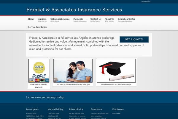 Modular theme site design template sample