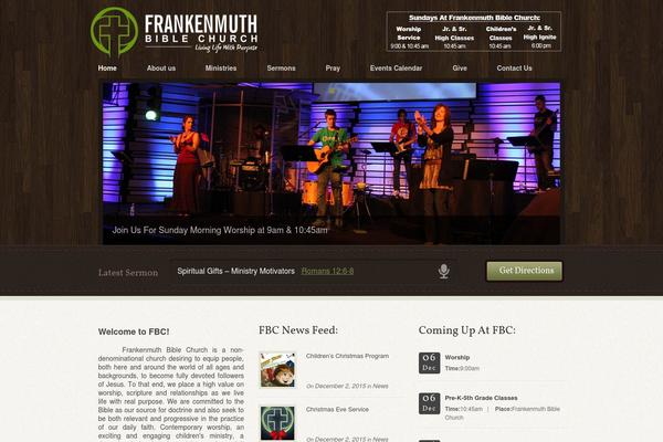 Wp-church theme site design template sample