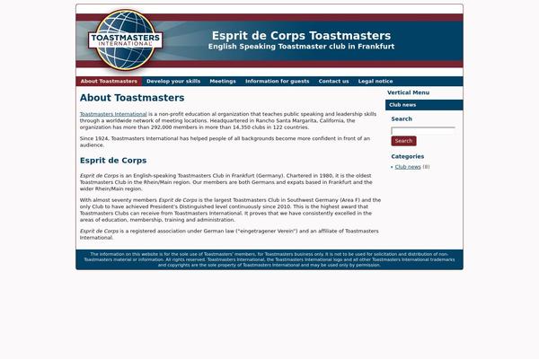 frankfurt-toastmasters.de site used Toastmasters_club_blue_burgundy_narrow_wordpress