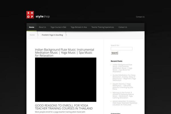 Styleshop theme site design template sample